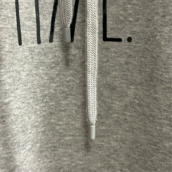 Rae Dunn Women's "Wine Time" Cowlneck Sweatshirt Gray Size M - Picture 7 of 9